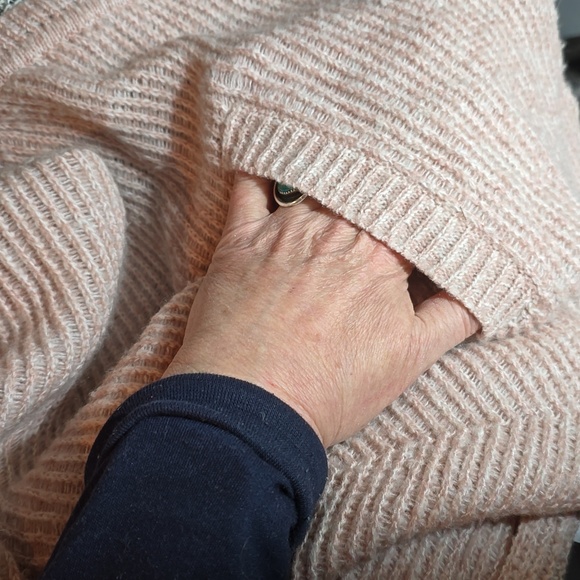 Anthro Sleeping On Snow Cocoon Wool Blend Open Front Sweater Shawl S - Picture 3 of 7